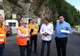 Cu mâna în ghips, ministrul Răzvan Cuc, într-o nouă vizită de lucru în Neamț