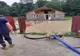 Pompierii intervin în mai multe gospodării inundate 