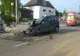 Accident rutier între un autocamion și un autoturism 