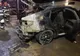 A ars în curtea unui service auto