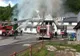 Intervenție de aproape 5 ore pentru stingerea incendiului de la fostul motel Bicaz