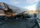 Un autobuz a luat foc într-o parcare din Piatra-Neamț