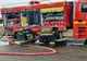 Incendiu la o hală de pe o platformă dezafectată din Roman