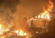 Incendiu puternic la Mănăstirea Bisericani din Neamț. Patru construcții au ars, un bărbat a fost rănit