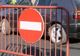 Trafic restricționat pe o stradă din Roman