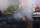 Au dat foc la căpițele de fân din joacă