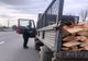 Bărbat din Borca prins transportând cherestea fără acte