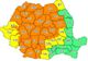 Avertizare METEO: Cod galben și portocaliu de ploi și vijelii până duminică