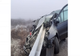 Accident rutier grav: un parapet a trecut printr-o mașină la Bodești