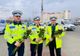De 8 martie polițiștii au întâmpinat colegele de birou și participantele la trafic cu flori și mesaje de felicitare
