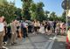 MOMENT DE RECULEGERE LA AMBASADA UCRAINEI PENTRU VICTIMELE ATACULUI ASUPRA SPITALULUI DE COPII DIN KIEV